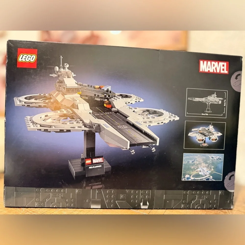 LEGO Marvel The Avengers Helicarrier Building Set for Adults Gift for Christmas